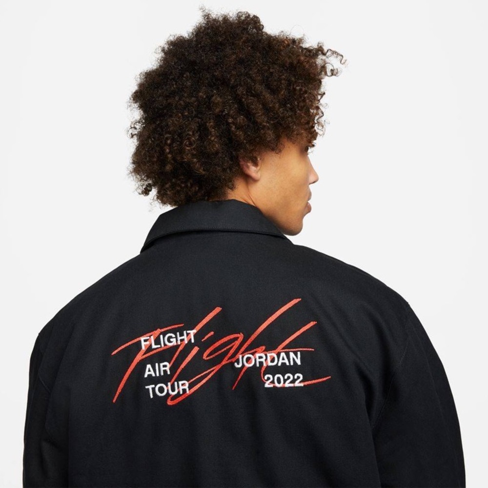 NWT Jordan Flight Heritage Reversible Jacket Black/Red SZ M - Picture 5 of 8